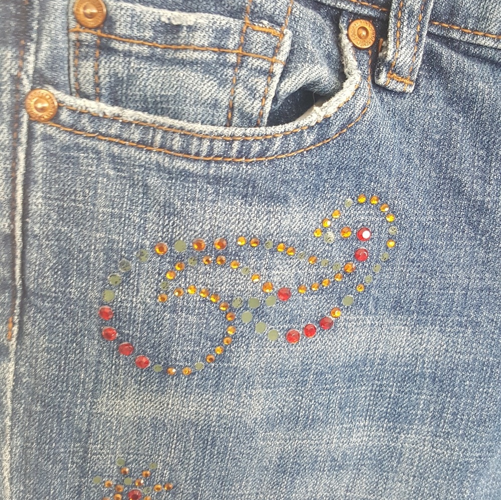 7 For All Mankind denim  Jeans 27 boot cut - Picture 2 of 7